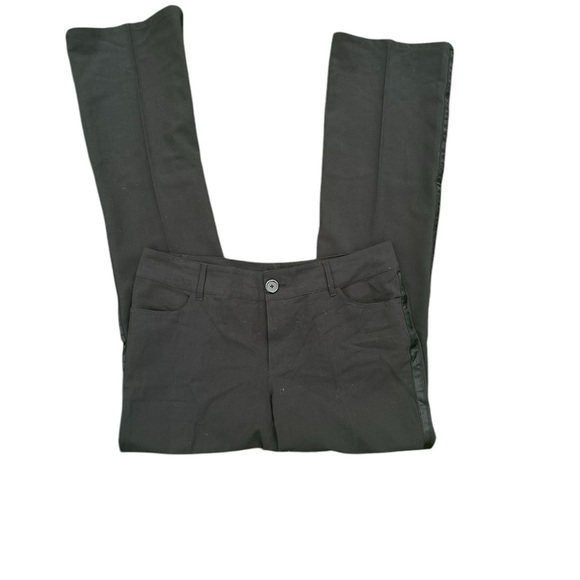 Women’s Black Pants with Side Stripes by Allen B size 10 - Picture 2 of 4